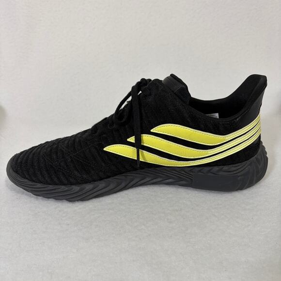 Adidas Sneakers Mens Size 14 Sobakov Black Semi Frozen Yellow Suede Shoes main image 6